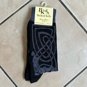 Book of Kells Celtic socks from Ireland size 6-11 mens